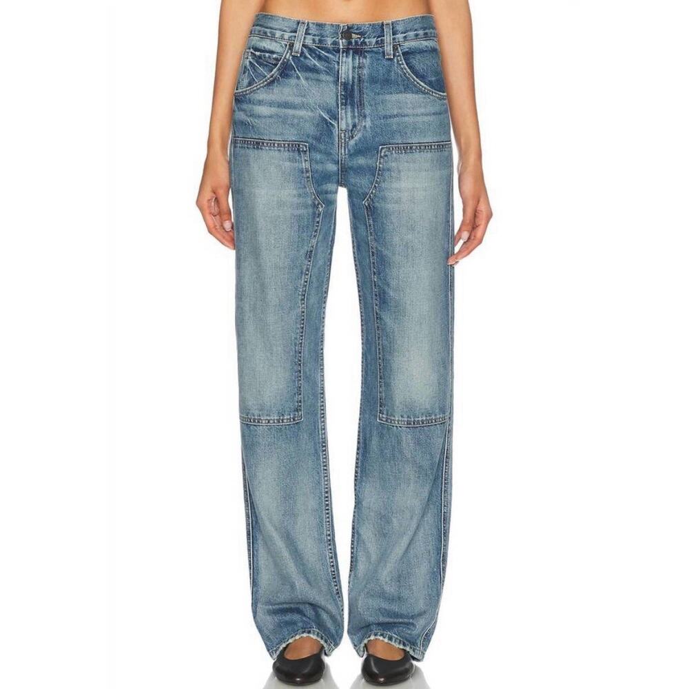 NWT Nili Lotan welder Jean Summer Wash $495 24 Carpenter Large Pockets NEW